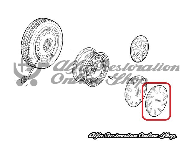 Fiat Tipo Hub Cap