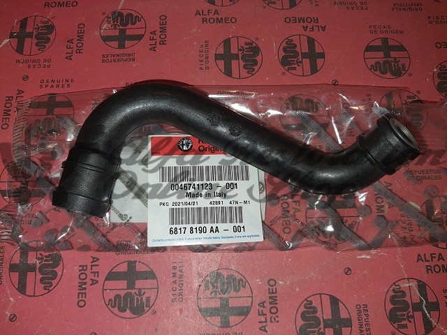 Alfa 147/GT Oil Breather Hose (Intake Sleeve to Valve Cover)