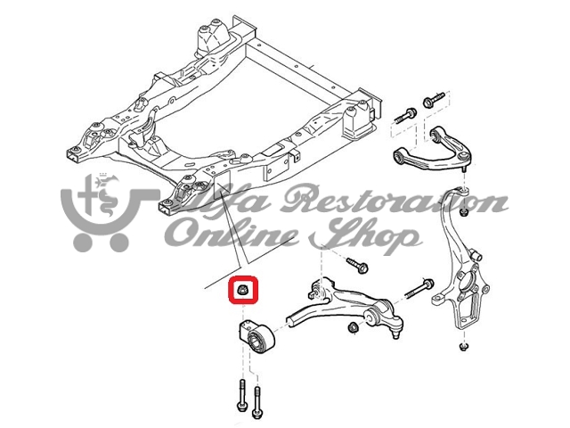 Alfa 159/Brera/Spider Front Lower Control Arm Nut