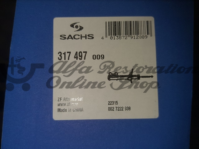 Alfa 147/156 Front Shock Absorbers Set (Sachs)