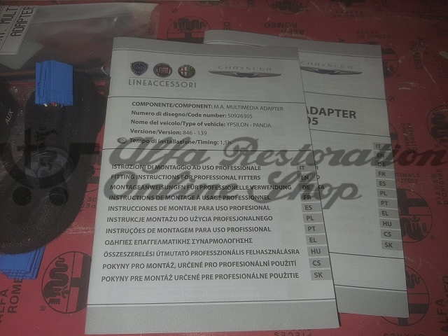 Alfa 147/156/GT/Lancia/Fiat Multimedia Adapter Kit