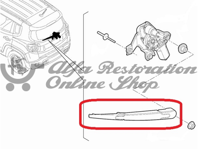 Jeep Renegade Rear Wiper Blade