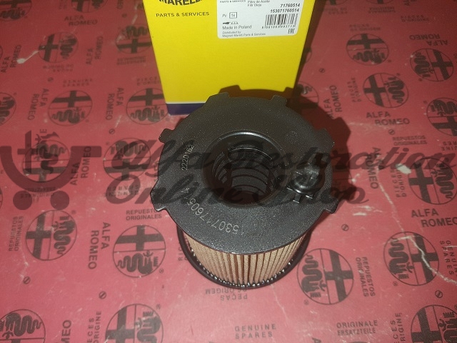 Alfa MiTo/Fiat 500/Panda/Nuova Punto Oil Filter (875 cc engines)