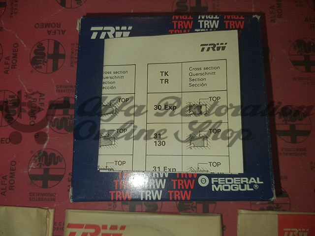 Alfa 145/146 1.6 IE Boxer/Alfa 75/164/155 2.0 TS Piston Rings at 84 mm (Standard Size)