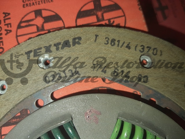 Alfa 33/Alfasud/Sprint/ARNA 1.2 Clutch Kit (180mm/Original)
