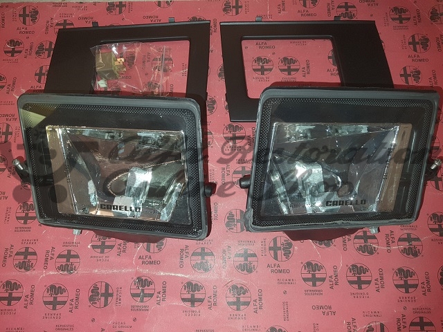 Alfa Romeo 164 Series 2 Fog Light Kit (Clear Glass)