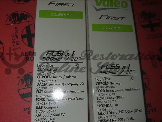 Alfa GTV/Spider 916 Series Windscreen Wiper Blade Set (VALEO)