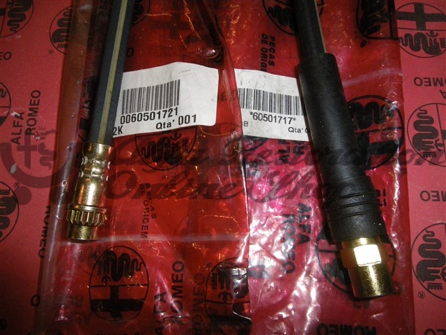 Alfa 33 905/907 Series Rear Brake Hoses Set (Drums Setup)
