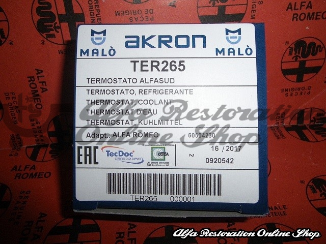 Alfa 33/Alfasud/Sprint Single Carburetor Thermostat