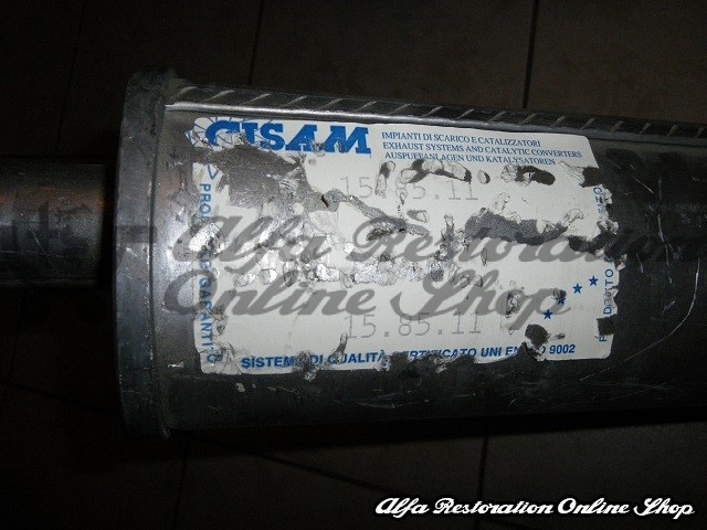 Alfa 33/Alfasud/Sprint Exhaust Middle Box/Silencer 1.5/1.7 Carbureted Engines