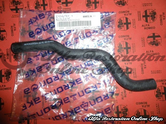 Alfa 33/Alfasud/Sprint Twin Carburetor Thermostat to Heater "T" Section Cooling Hose