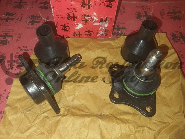 Alfa 164 3.0 V6 Front Suspension Lower Ball Joint Set (Original)