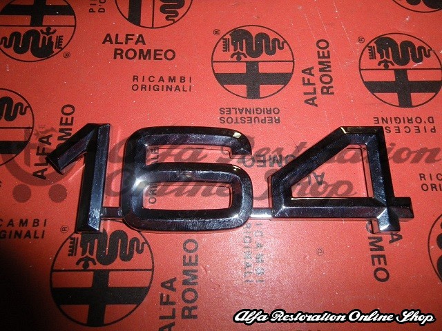 Alfa 164 "164" Boot Badge