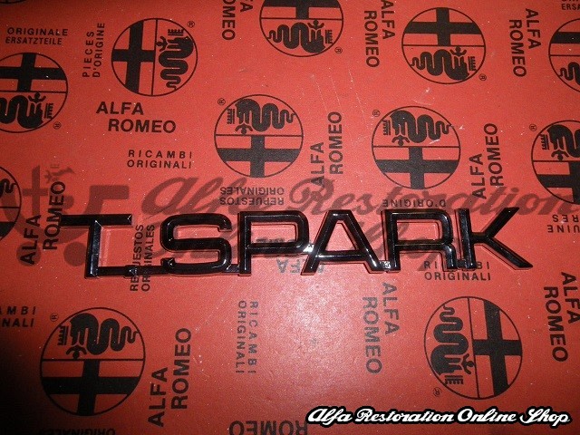 Alfa 75/145/146/155/164/GTV/Spider "T. Spark" Boot Badge