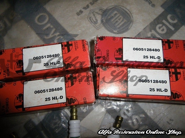 Alfa 33 1.7 16V/Alfa 75/164 2.0 Twin Spark  Spark Plugs Set (Golden Lodge 25HLD)