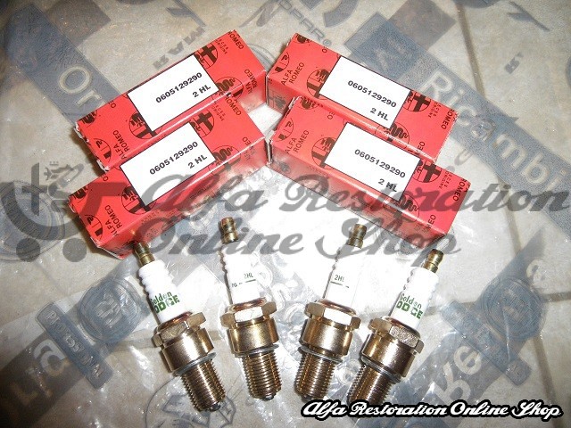 Alfa 75 IE & V6/Milano V6/164 3.0 V6/GTV & Spider 916 3.0 V6/Spider 115 Spark Plug (Golden Lodge 2HL)