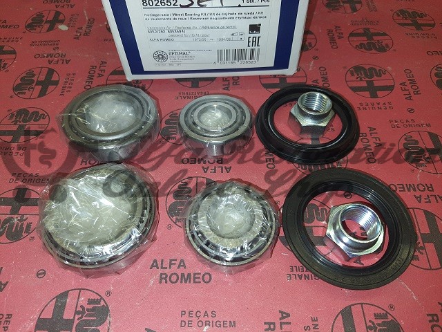 Alfa 33/Alfasud/Sprint Rear Wheel Bearing and Seal Kit (1972-1994 models with drums)