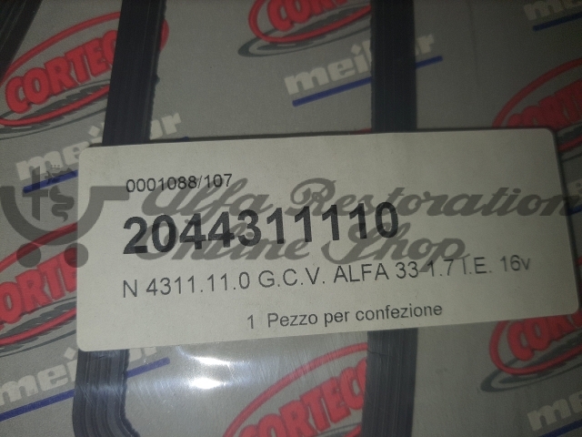 Alfa 33/145/146 1.7 16V Valve Cover Gasket Set (Corteco)
