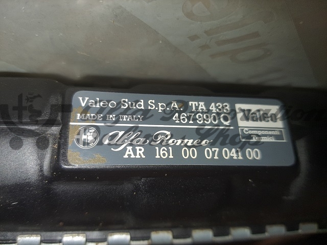 Alfa 75 1.6/1.8 Carbureted/IE/1.8 TB Engine Radiator