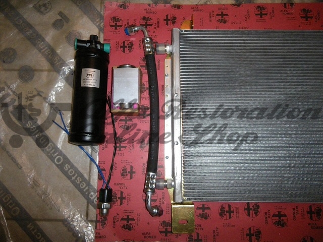 Alfa 75/Milano/S.Z./R.Z. Air Conditioning Condenser Retrofit/Upgrade Kit