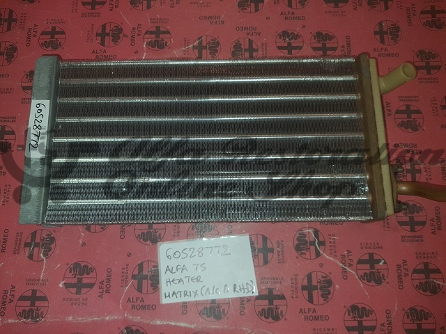 Alfa 75 All Models Heater Matrix/Core (with AC/RHD)