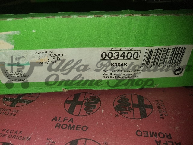 Alfa 75 2.0 TS/Alfetta GT/GTV/Berlina/Giulietta 116 Series Clutch Kit