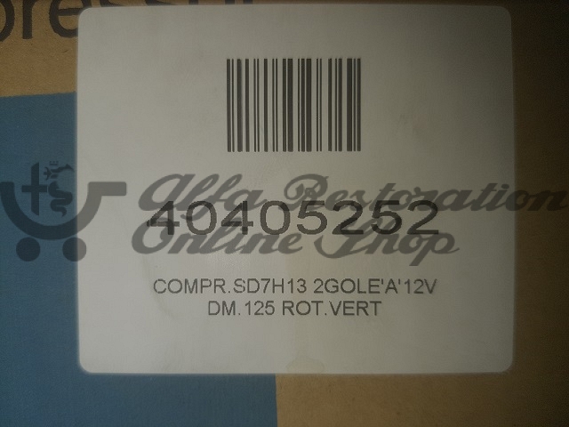 Alfa 33/Alfa 75 Air Conditioning Compressor SD7H13 (SD508 equivalent)