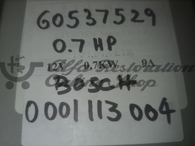 Alfa 33 905/907 Series Starter Motor (0.7 HP)