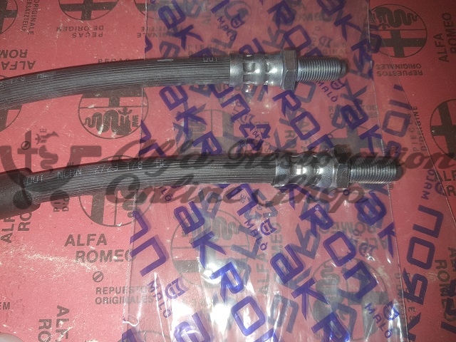 Alfa 33/Sprint Front Brake Hoses (Models 1984-1994)