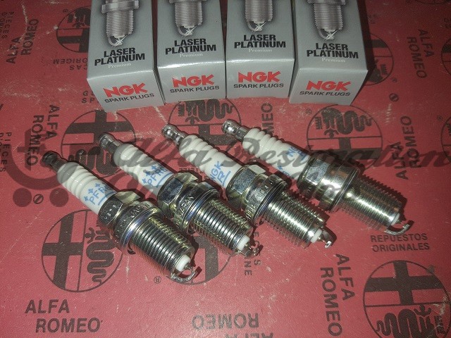 Alfa 33/145/146 1.7 16V Spark Plugs Set (NGK Platinum)