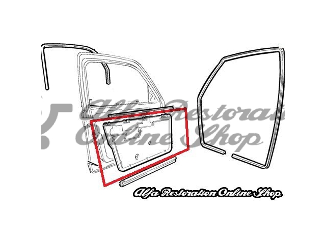 Alfa 155 Door Card Protection- Left Front Door
