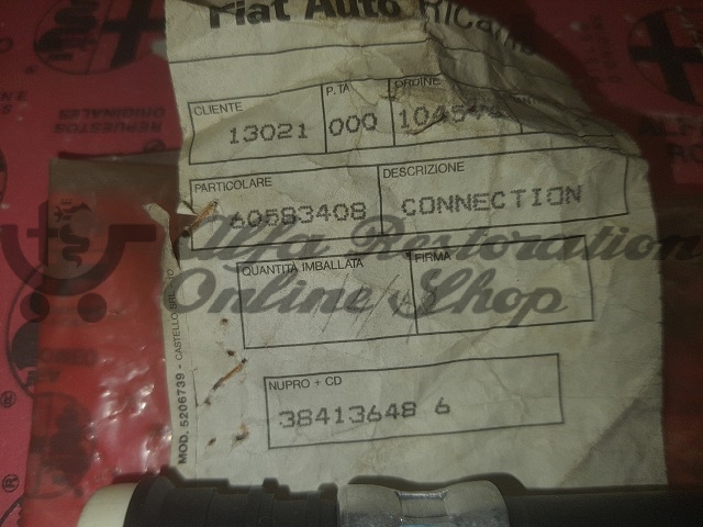 Alfa 33 907 Series IE Fuel Hose (Inlet on Pulsation Damper/Fuel Rail)