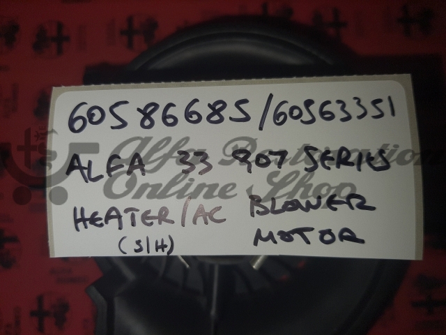 Alfa 33 907 Series Heater/Air Conditioning Unit Blower Motor