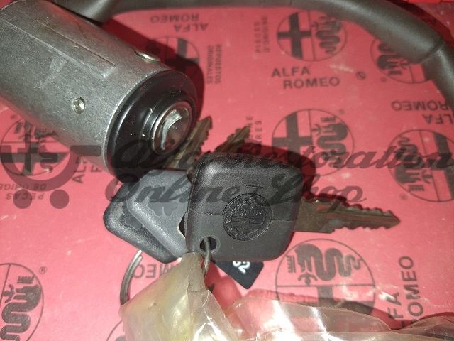 Alfa 164 FL92/Super Ignition Lock Switch with Keys & Lock Barrels