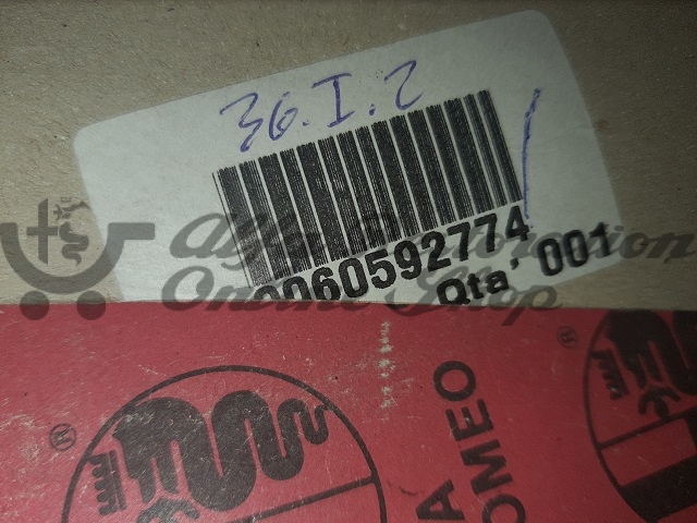Alfa 155 "155" Boot Badge