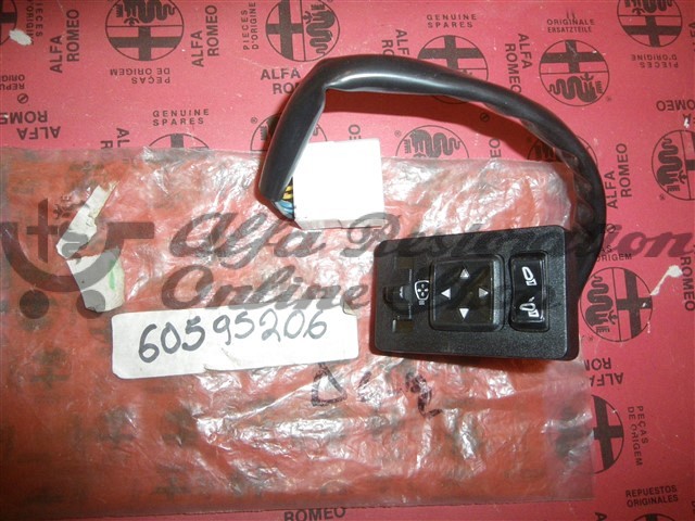 Alfa 164 FL92/Super/USA MY95 Electric Mirrors Switch (Adjustable & Heated)