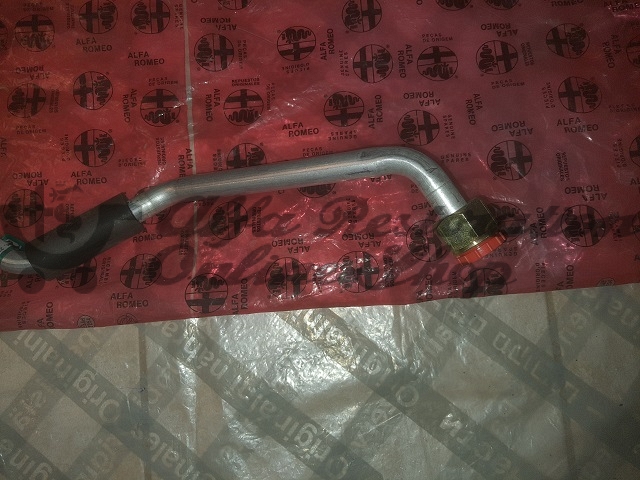 Alfa GTV/Spider Phase 1 Air Conditioning Hose (Evaporator to Filter/Dryer)