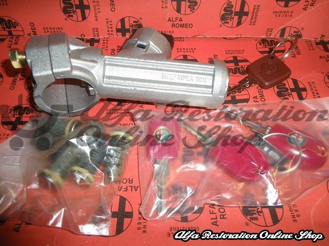 Alfa GTV/Spider Ignition Lock Set with Keys