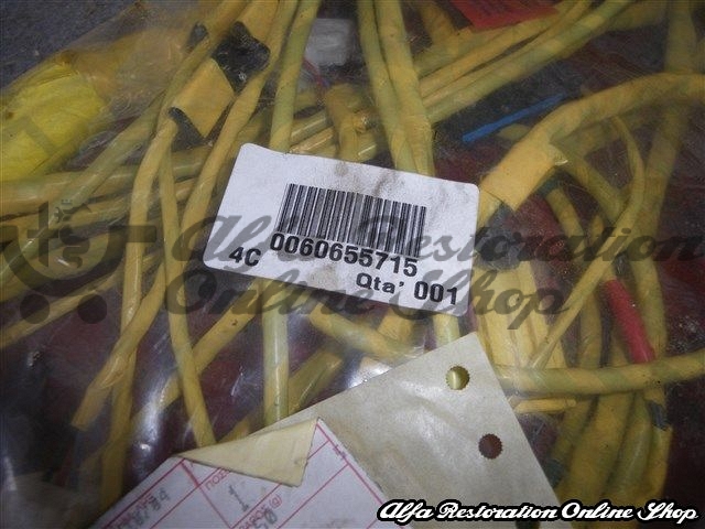 Alfa 166 Airbag Wiring with Side Airbag (Left Hand Drive Vehicles)