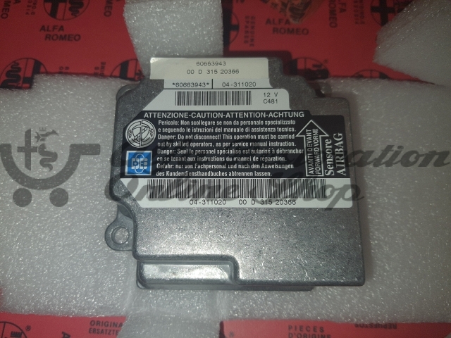 Alfa 156 Series 1 Airbag ECU (1997-2002)