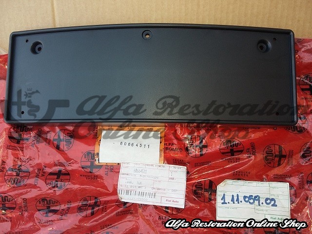 Alfa GTV/Spider 916 Series Front License Plate Plastic Frame