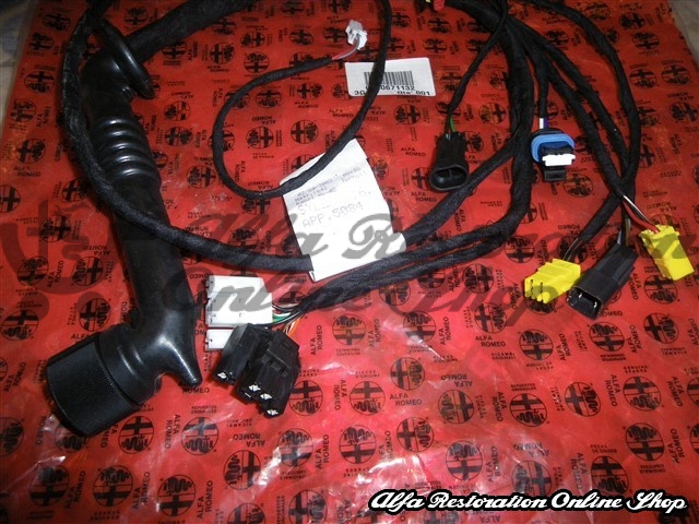 Alfa GTV/Spider Phase 2 Left Door Wiring Loom