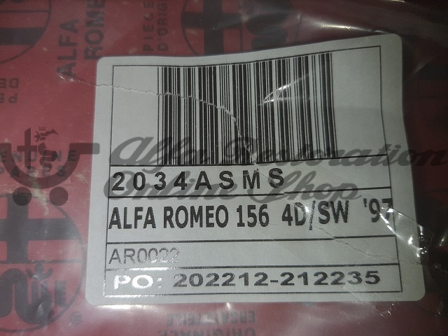 Alfa 156 All Models Front Windscreen Rubber Seal