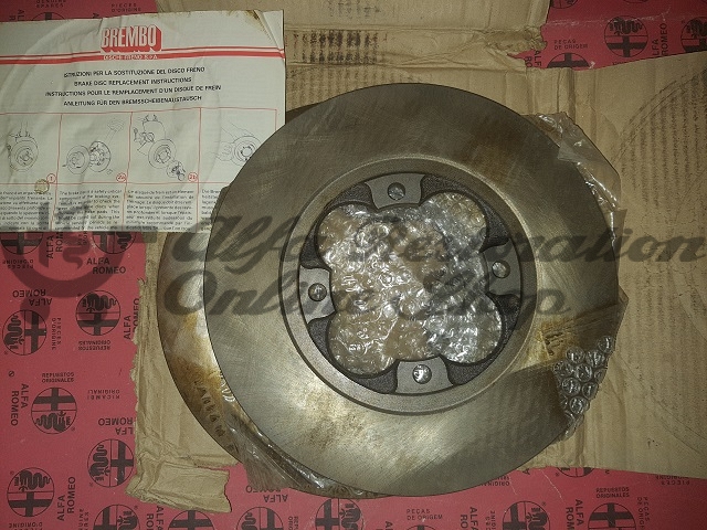 Alfasud/Sprint Front Disk Brakes Set BREMBO (Inboard Brakes/4 Bolts)