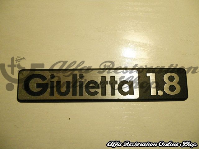 Giulietta 1977-1985 (116 series) Badge "Giulietta 1.8"