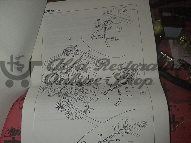 Alfa 33 907 Series 1.4 IE/1.5 IE/1.7 IE Air Conditioning Fast Idle Kit
