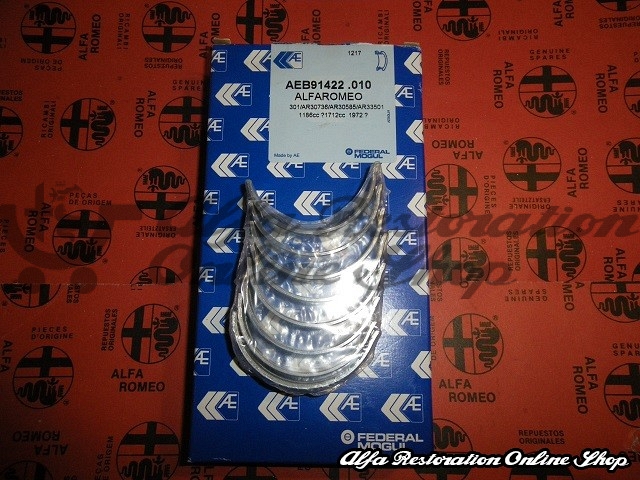 Alfa 33/Alfasud/Sprint Conrod Bearings (+ 0.25 mm Oversize)