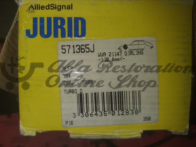Alfa 164 FL92/Super/USA MY 95 Front Brake Pads Set
