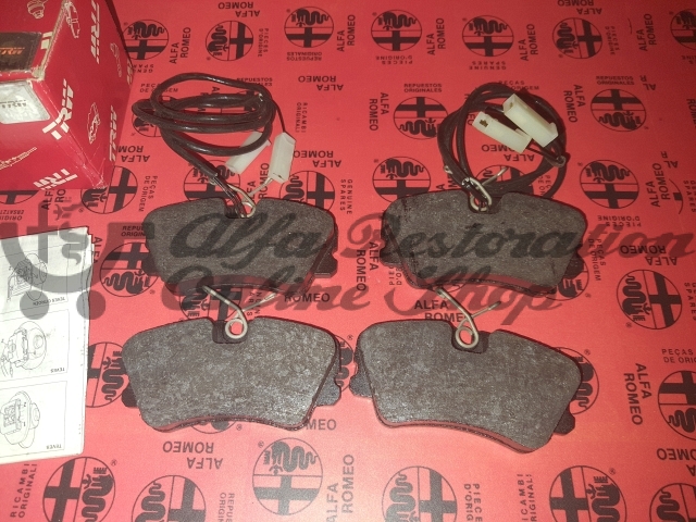 Alfa 33 905/907 Series Vented Disks Front Brake Pads (TRW)