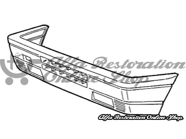 Alfa 33 907 Series Front Bumper (predisposed for painting)